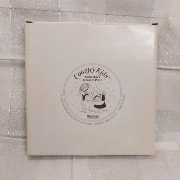 Vintage 1991 Watkins Country Kids Collectors Plate-Org. Recipe Booklet/Box Inc. - Picture 10 of 14